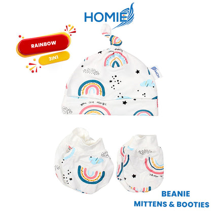 3in1 Bamboo Hats, Mittens and Socks