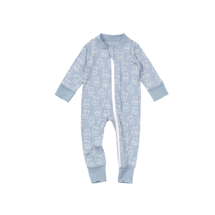 (B)HOMIE Bamboo Long Sleeve Zipper Sleepsuit/Baby Romper (Copy)