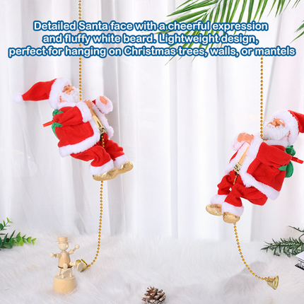 Mini Santa Toys Electronic Christmas Decoration Toy