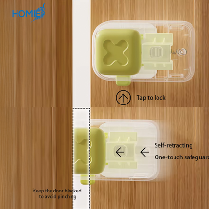 Silicone anti-pinch door block