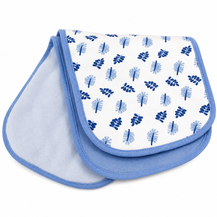 【RANDOM Design】2pcs Bibs & 2pcs Burp Cloth