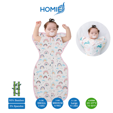 Button Bamboo Swaddle (6 to 12 months) ONLY