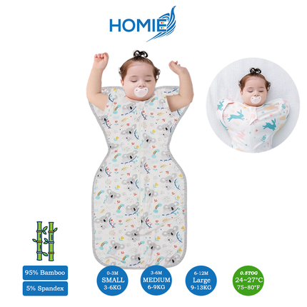 Button Bamboo Swaddle (6 to 12 months) ONLY