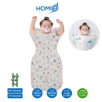Button Bamboo Swaddle (6 to 12 months) ONLY