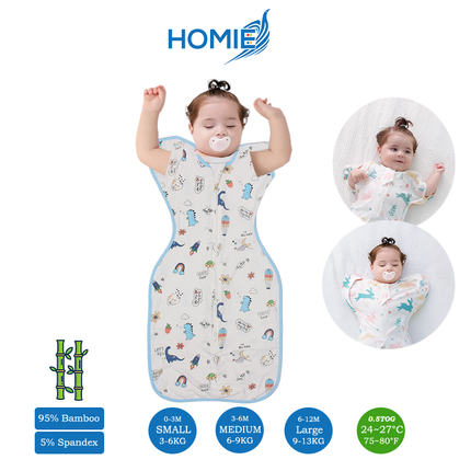 Button Bamboo Swaddle (6 to 12 months) ONLY