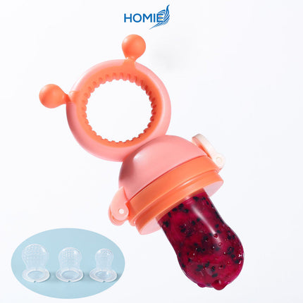 Fresh Fruit feeder with silicone pacifiers