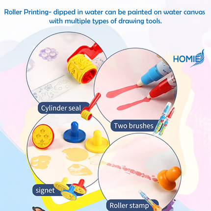 Magic Doodle Mat – Reusable Water Canvas (3 Years+)