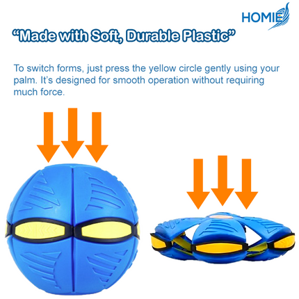 ⚽⚽TransformaBall – Pop & Fly Disc
