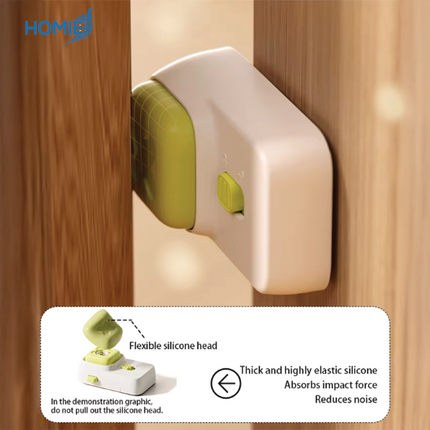 Silicone anti-pinch door block
