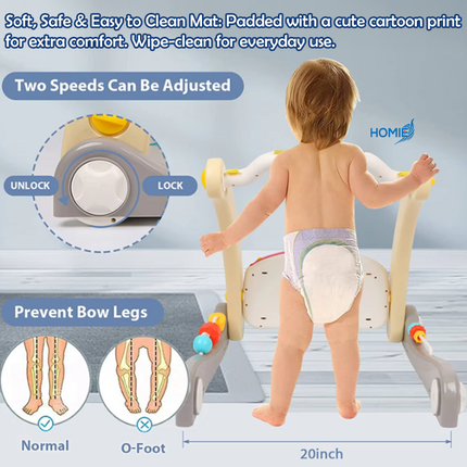 2-in-1 Piano Play Walker & Music Mat
