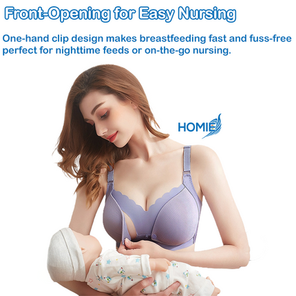 Maternity Nursing Bra – Front Clasp, All-Day Comfort for Pregnancy & Postpartum