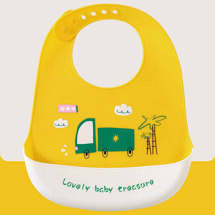 Adjustable Waterproof Silicone Baby Bibs