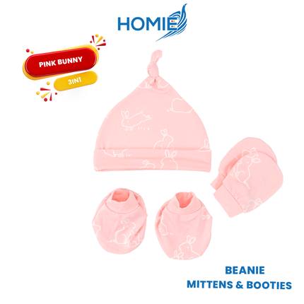 3in1 Bamboo Hats, Mittens and Socks