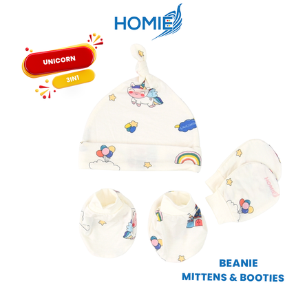 3in1 Bamboo Hats, Mittens and Socks