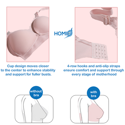 Maternity Nursing Bra – Front Clasp, All-Day Comfort for Pregnancy & Postpartum
