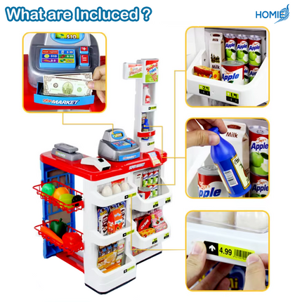 Mini Supermarket Play Set (3 years +)