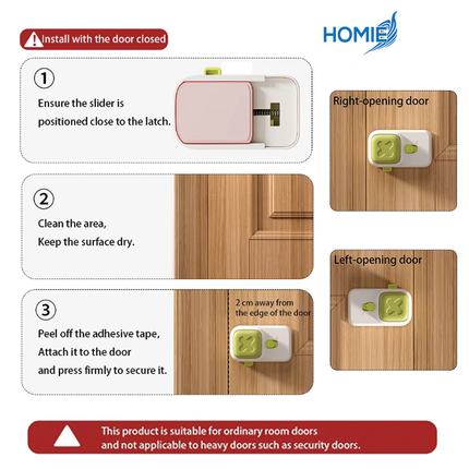 Silicone anti-pinch door block