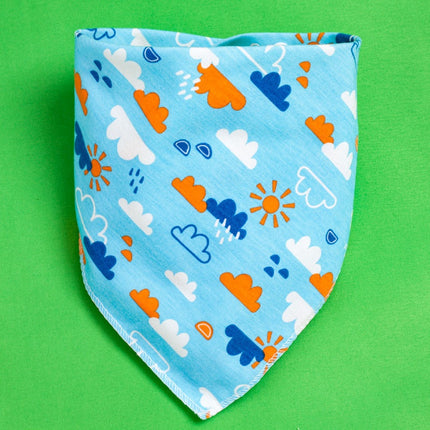 Triangle Baby Bibs with Cartoon Design 100% Cotton [Minimum Order 4]