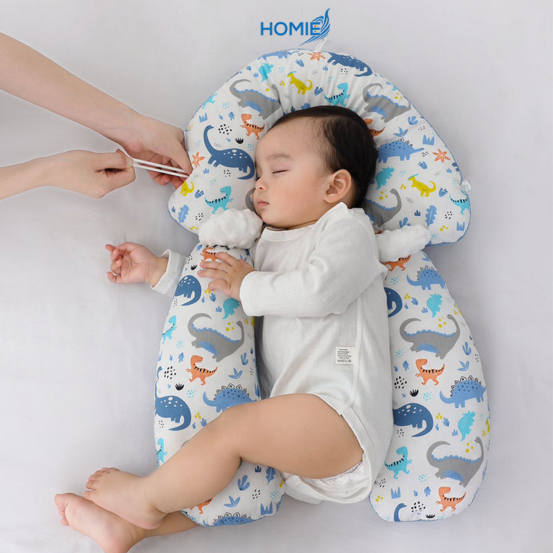 【Baby Head Shaping Pillow】3in1 Baby pillow Ergo Three-sides Adjustable Head Shaping Pillow Anti-Flat Head Baby Cushions#Pillow
