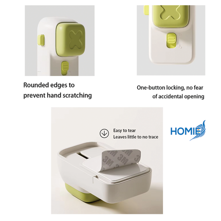 Silicone anti-pinch door block