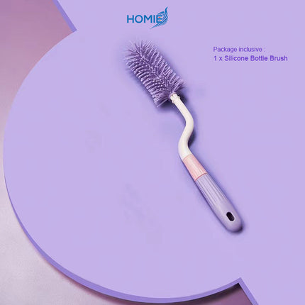 360° Silicone Baby Bottle Cleaning Brush (3in1)