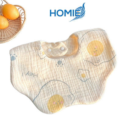 Cotton Gauze Baby Bandana Bibs – Drool & Food Catcher