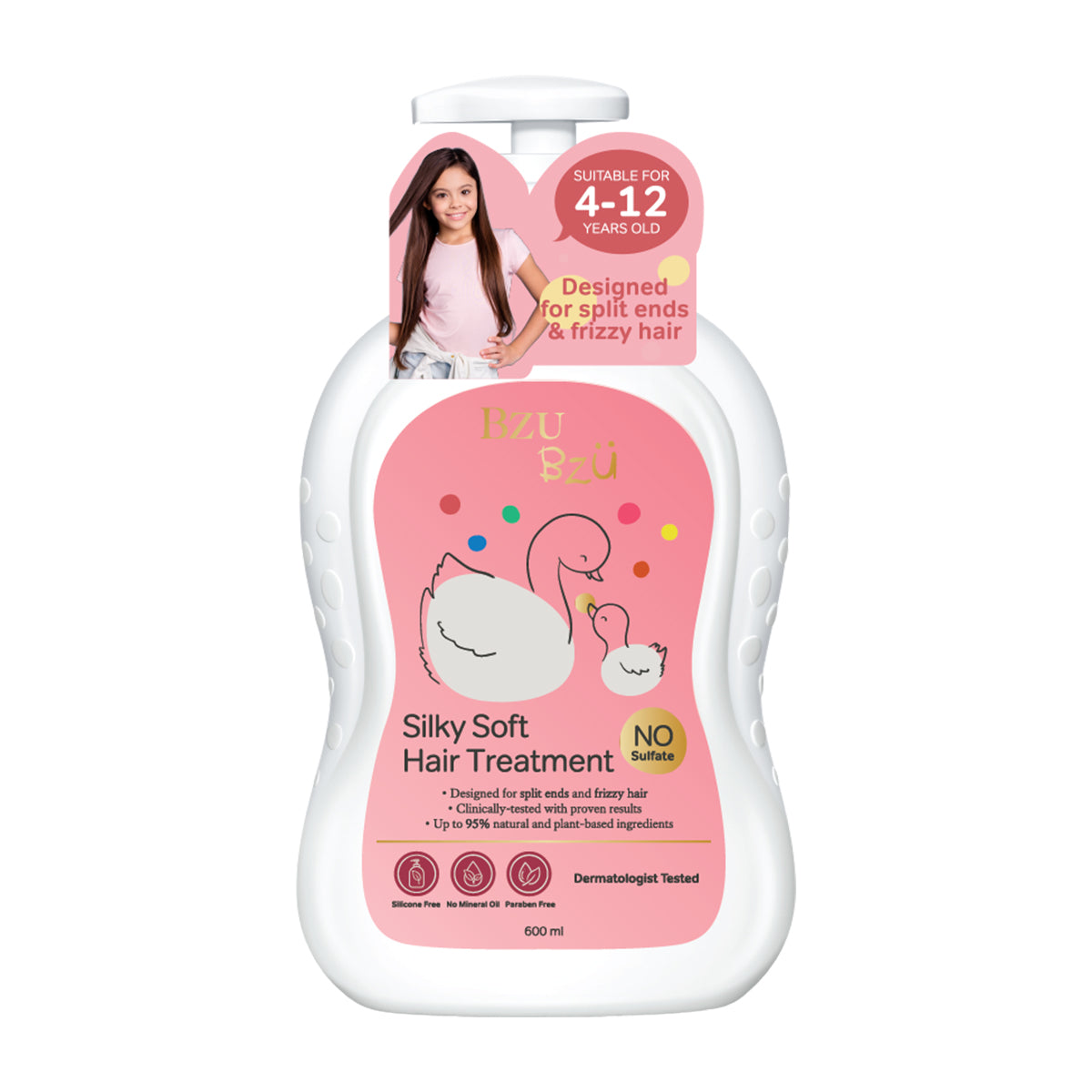 BZU BZU Silky Soft Kids Hair Treatment, 600ml