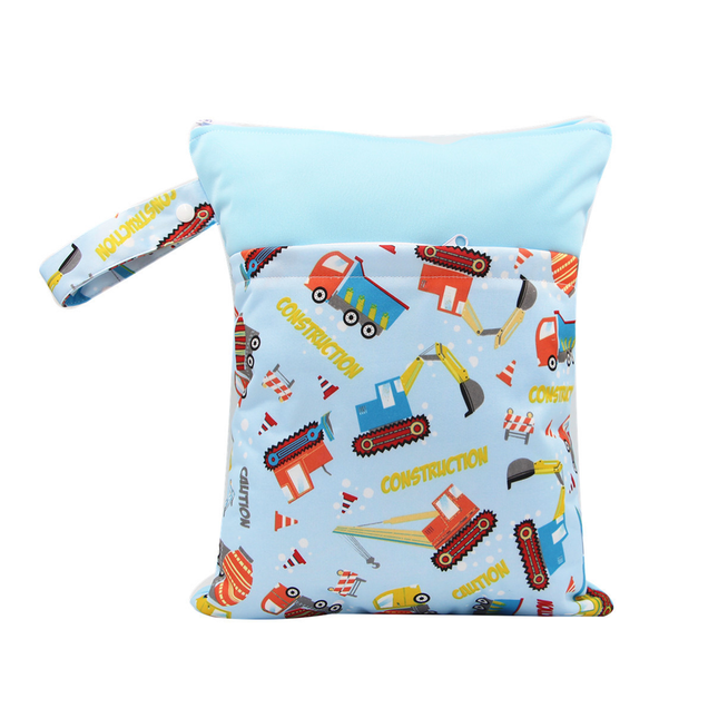 HOMIE Wet Bag diaper bag nappy bag waterproof (30x36cm) Double zip