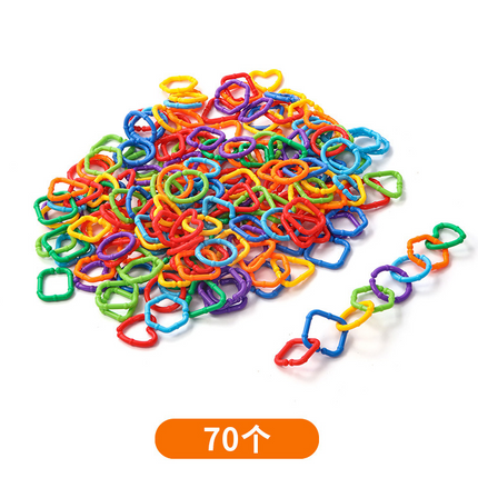 Geometric Chain Buckle Toddlers Toys Training Education Toy