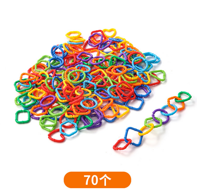Geometric Chain Buckle Toddlers Toys Training Education Toy