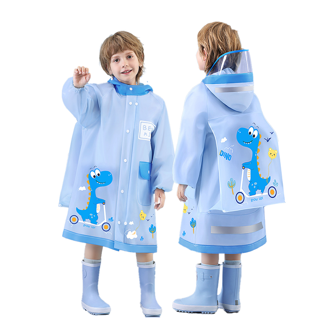 HOMIE Kids Cartoon Raincoat Children's raincoat for Childcare and Primary School Daily Use