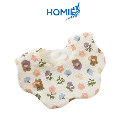 Cotton Gauze Baby Bandana Bibs – Drool & Food Catcher