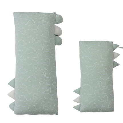 Green Dino Ultra Soft Bamboo Baby Pillows /Baby Bolster FULL SET (Copy)