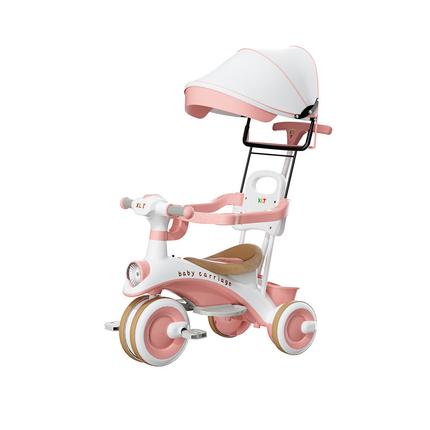 BABY Tricycle glide bike hand stroller with Sun Protector
