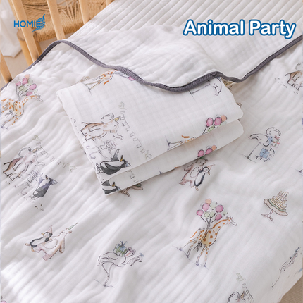 6-Layer Cotton Gauze Blanket (110x105cm)