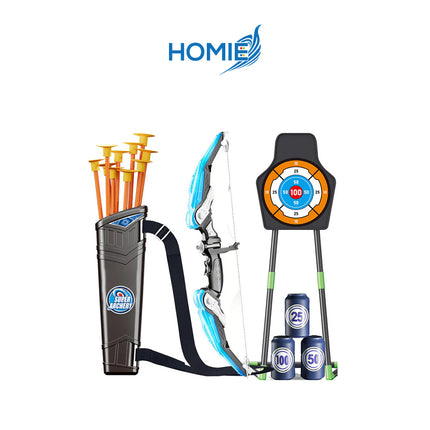 ARCHERY GAME TOY SET bow and arrow with target stand for kids (Outdoor and Indoor Play)