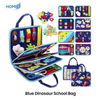 Blue Dinosaur School Bag