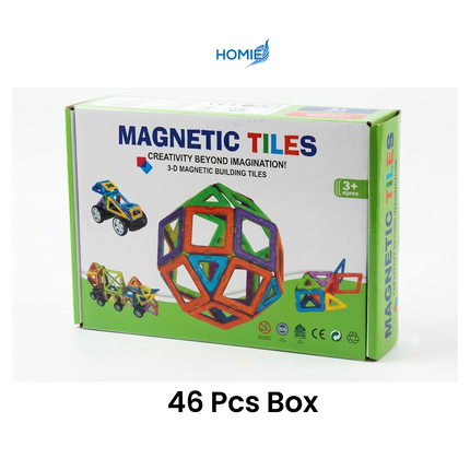 Magnetic Rod Building Blocks and Ties