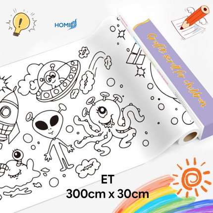 Drawing Color Paper Roll Creative Imagination with the Ultimate Extra Long Drawing and Coloring Roll ✨