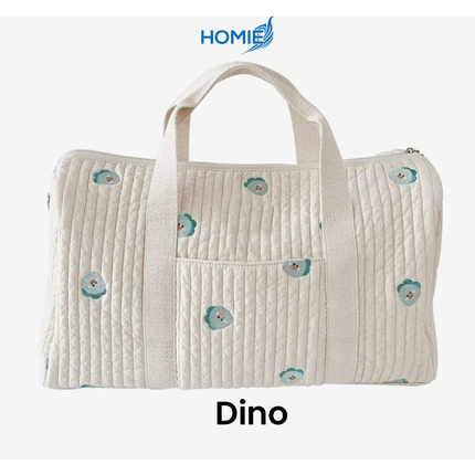 Korean Embroidery Carton Mommy Bag