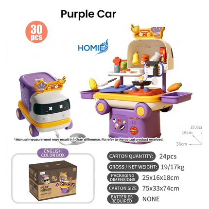 Mini Trolley Car and Suitcase Toy