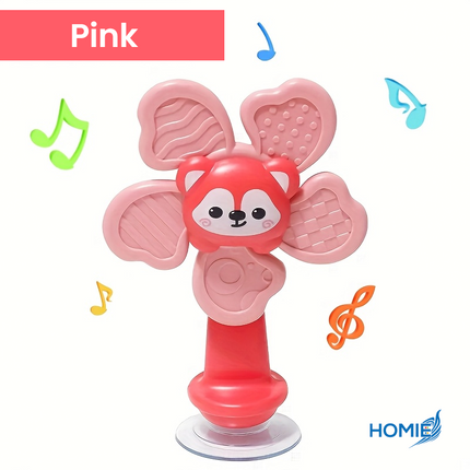 Spinning Flower Animal Character Toys