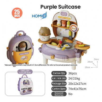 Mini Trolley Car and Suitcase Toy
