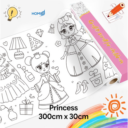 Drawing Color Paper Roll Creative Imagination with the Ultimate Extra Long Drawing and Coloring Roll ✨