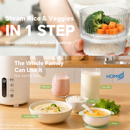 OONEW 6-IN-1 CORDLESS Baby Food Maker