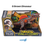 G Brown and Green Dinosaur