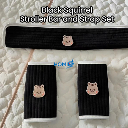Stroller Bar and Strap Covers Set