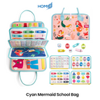 Cyan Mermaid School Bag