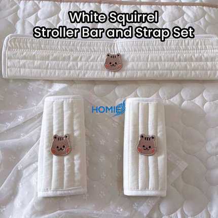 Stroller Bar and Strap Covers Set