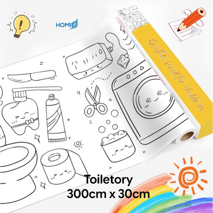 Drawing Color Paper Roll Creative Imagination with the Ultimate Extra Long Drawing and Coloring Roll ✨